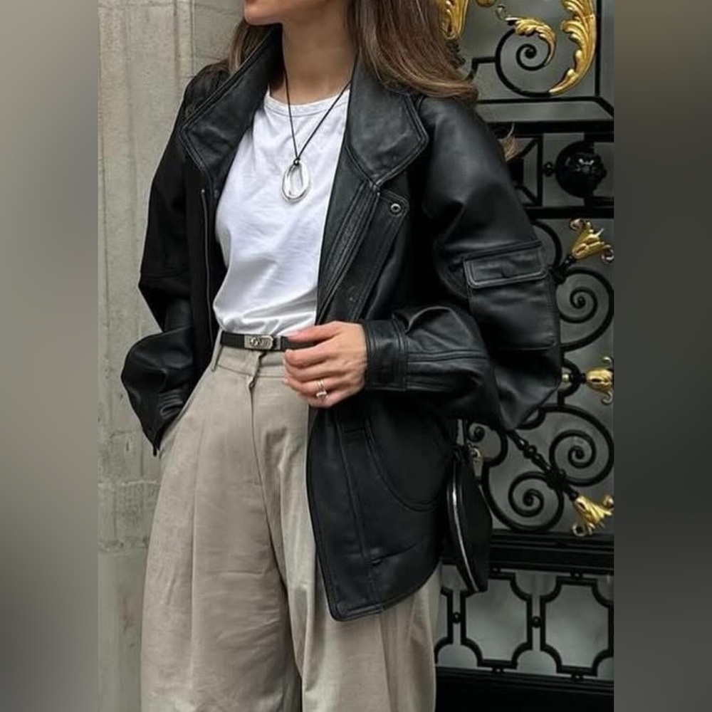 Ducie London leather jacket
